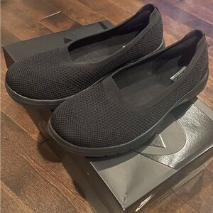 Black Slip-On Shoes